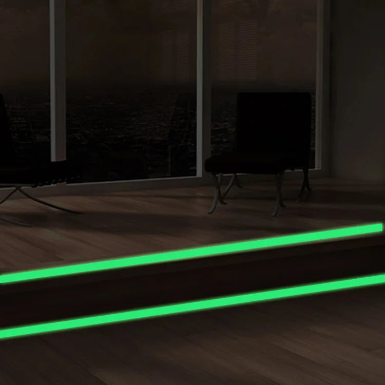 Glow-in-the-Dark Baseboard Wall Sticker – DIY Luminous Strip for Home & Stairs