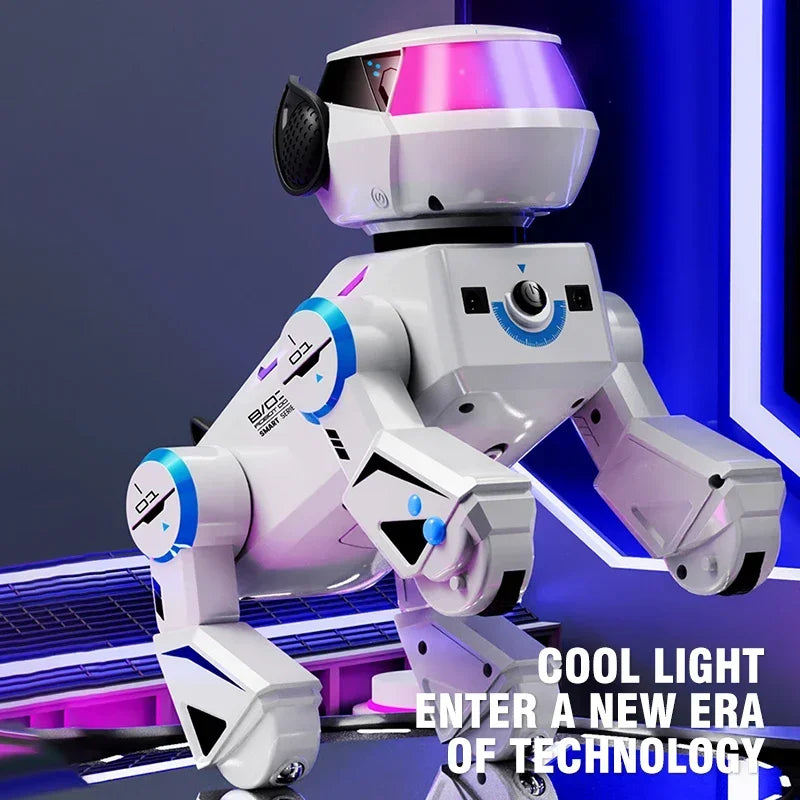 Remote Control Robot Dog – Intelligent Puppy Toy with AI & Lights