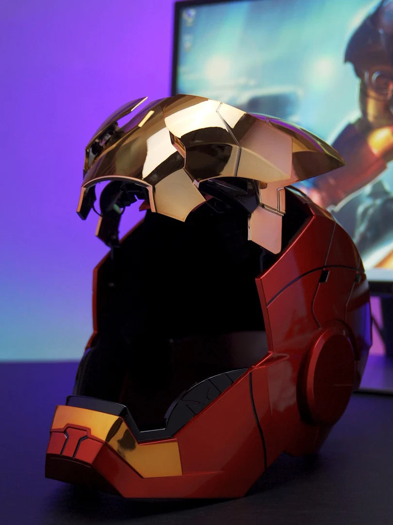 Iron Man MK5 Helmet – 1:1 Wearable Cosplay with Voice Control & LED Eyes