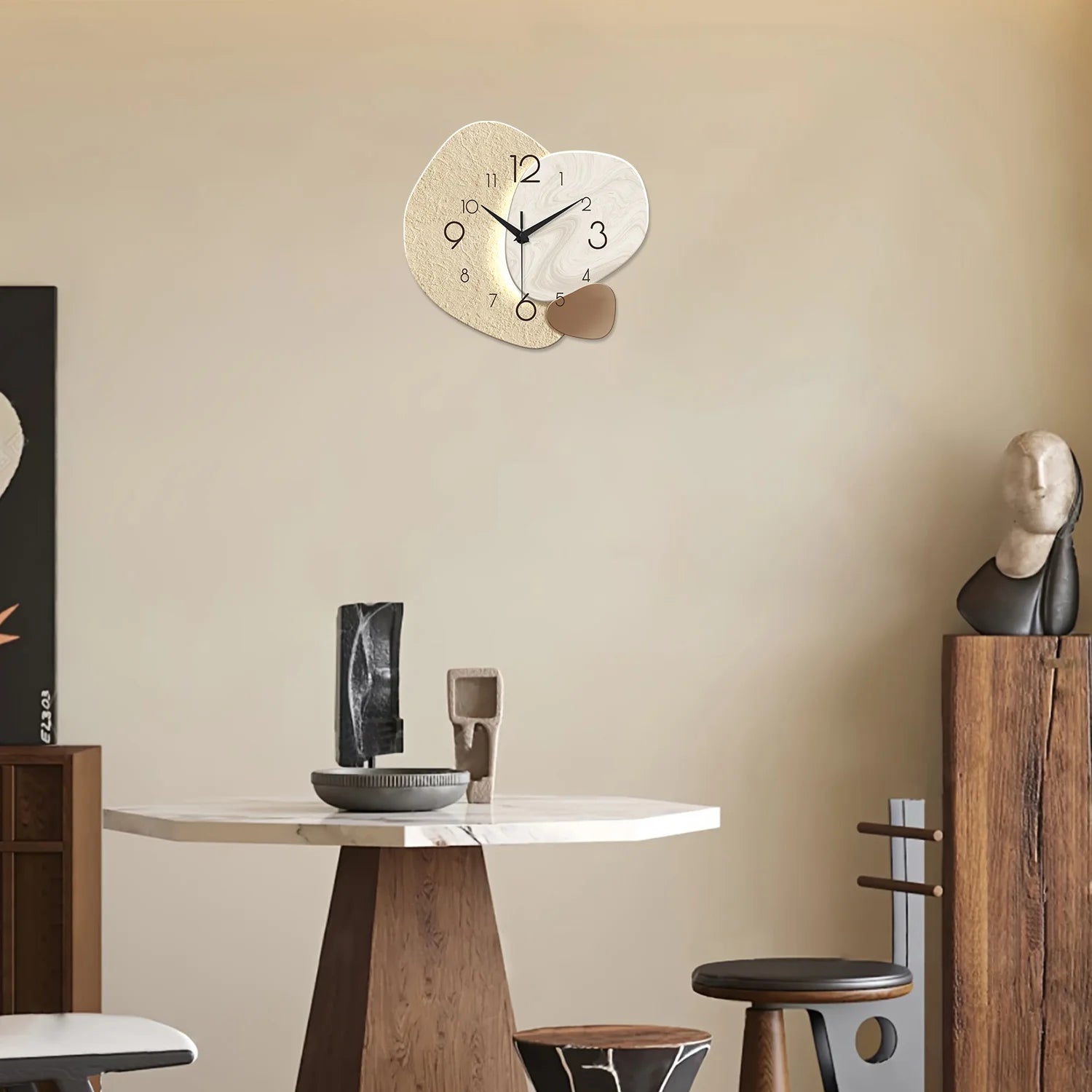 Modern Silent Wall Clock – Minimalist Quartz (Battery Not Included)