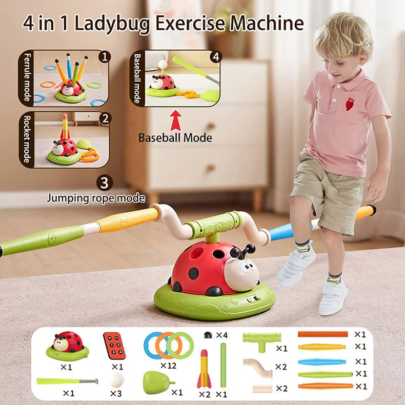 Ladybug Rope Skipping Machine – Multifunction Outdoor Kids Toy
