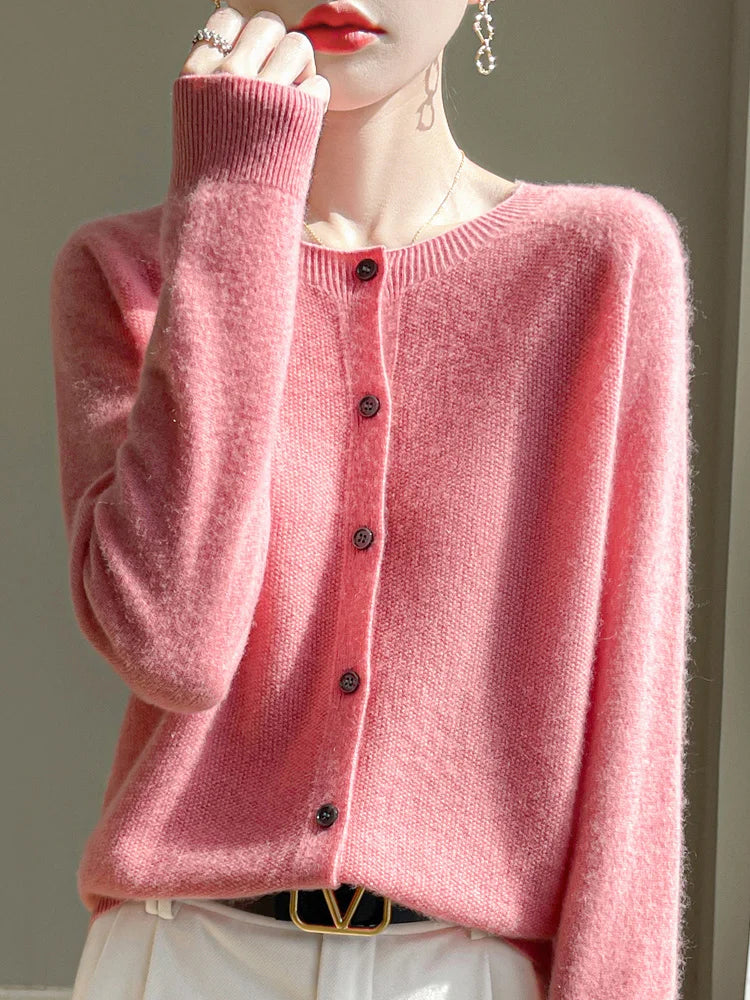 100% Merino Wool Cardigan