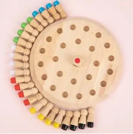 Wooden Board Game Puzzle – Parent-Child Chase & Battle Toy