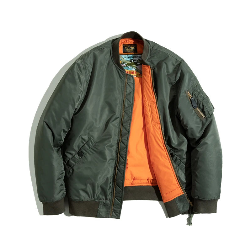 Men’s Vintage MA1 Pilot Jacket – Fall Outwear