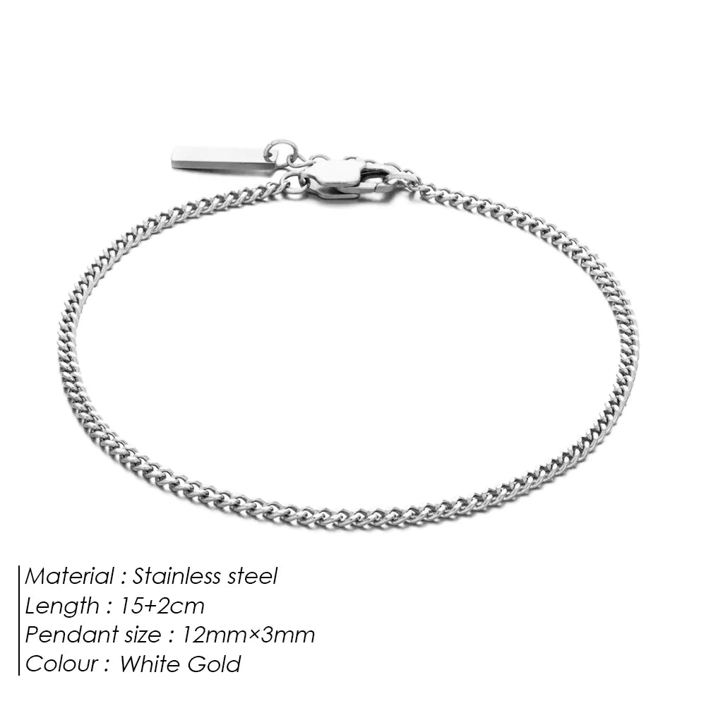 Men's Cuban Chain Bracelet – Waterproof & Durable