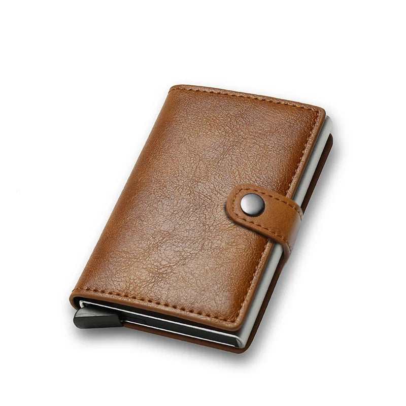 Carbon Fiber RFID Wallet Men Slim Minimalist Card Holder