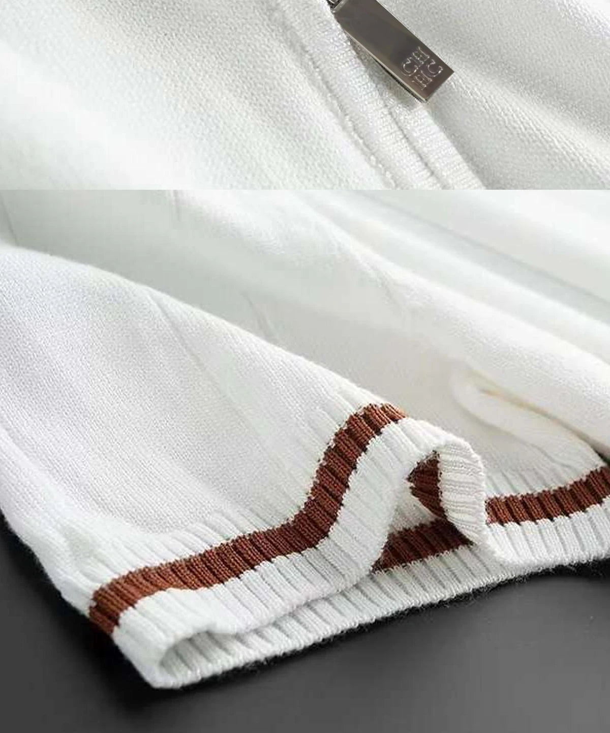Men’s Ribbed Knit Polo