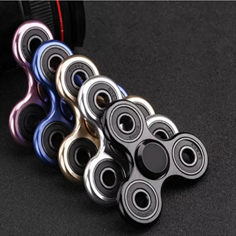 Triangle Metal Fidget Spinner – Stress Relief Toy