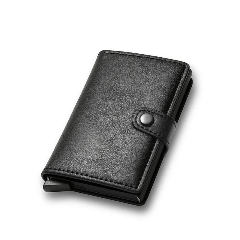 Carbon Fiber RFID Wallet Men Slim Minimalist Card Holder