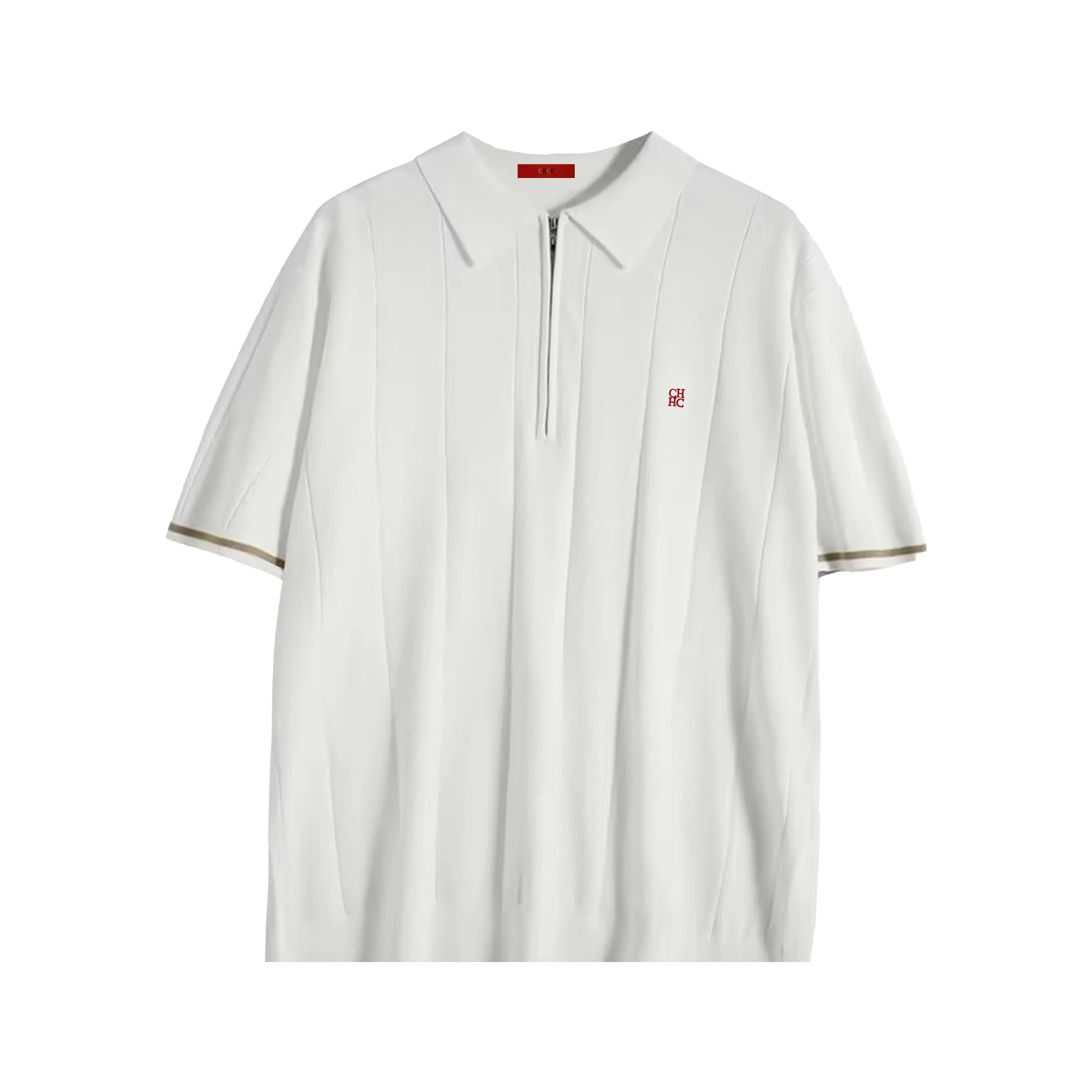 Men’s Ribbed Knit Polo