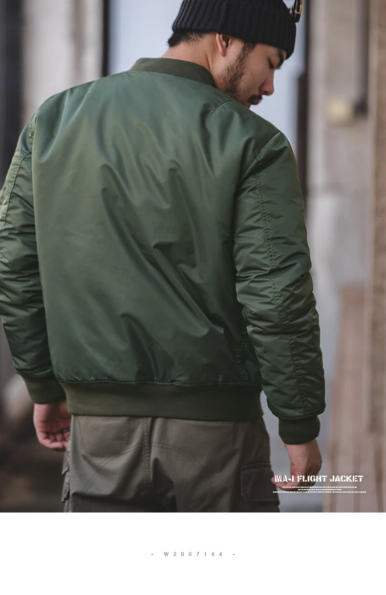 Men’s Vintage MA1 Pilot Jacket – Fall Outwear