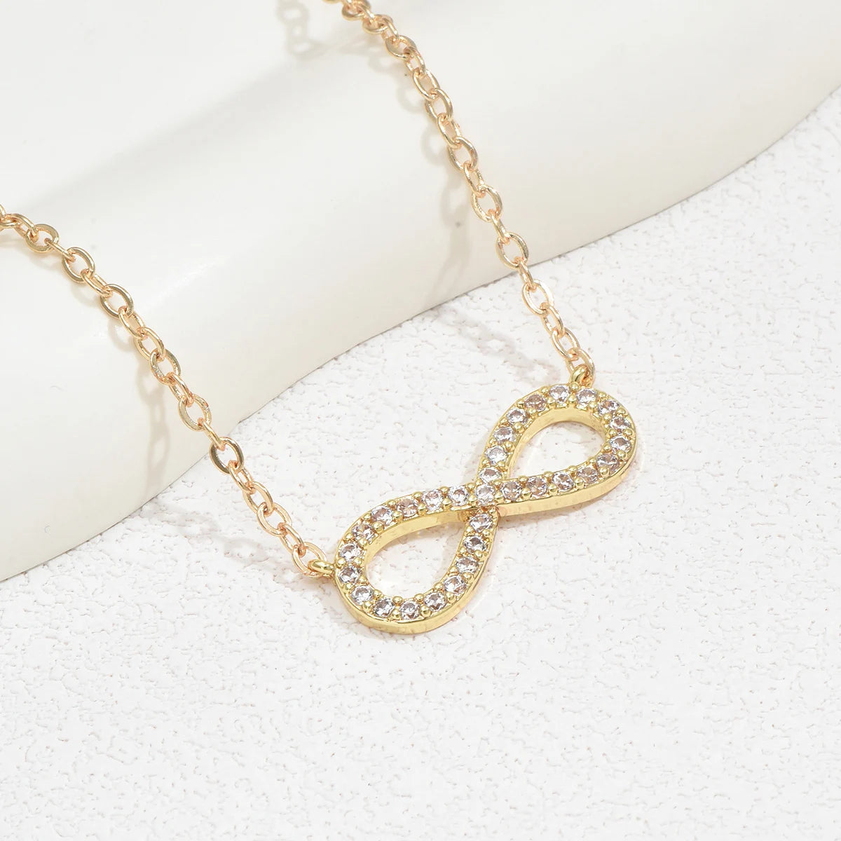 Classic Infinity Pendant Necklace