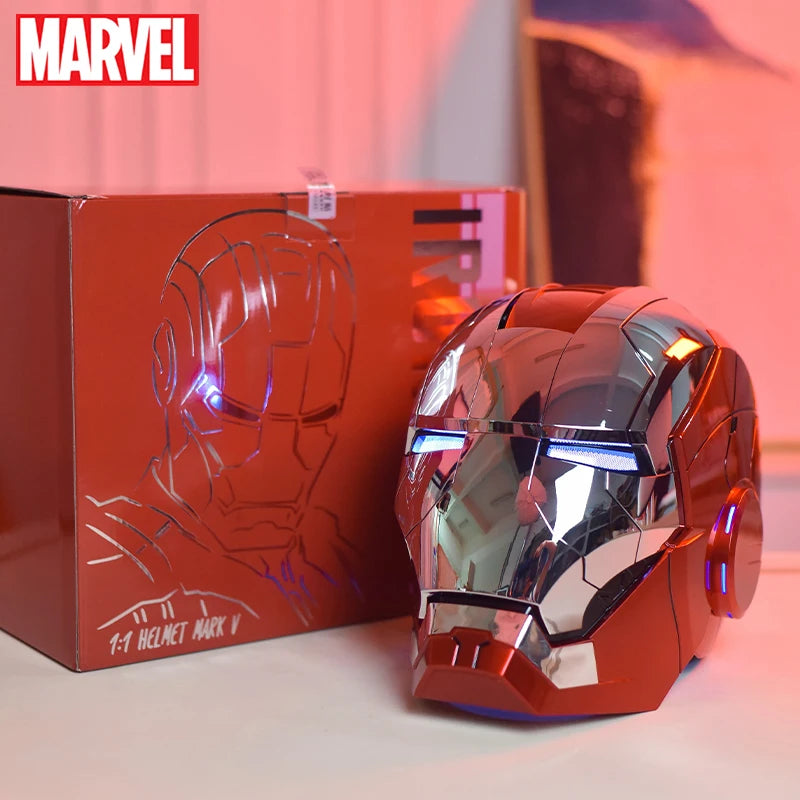 Iron Man MK5 Helmet – 1:1 Wearable Cosplay with Voice Control & LED Eyes