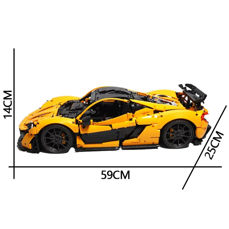 MOC Compatible Sports Car Building Blocks Model – 3893 Pieces