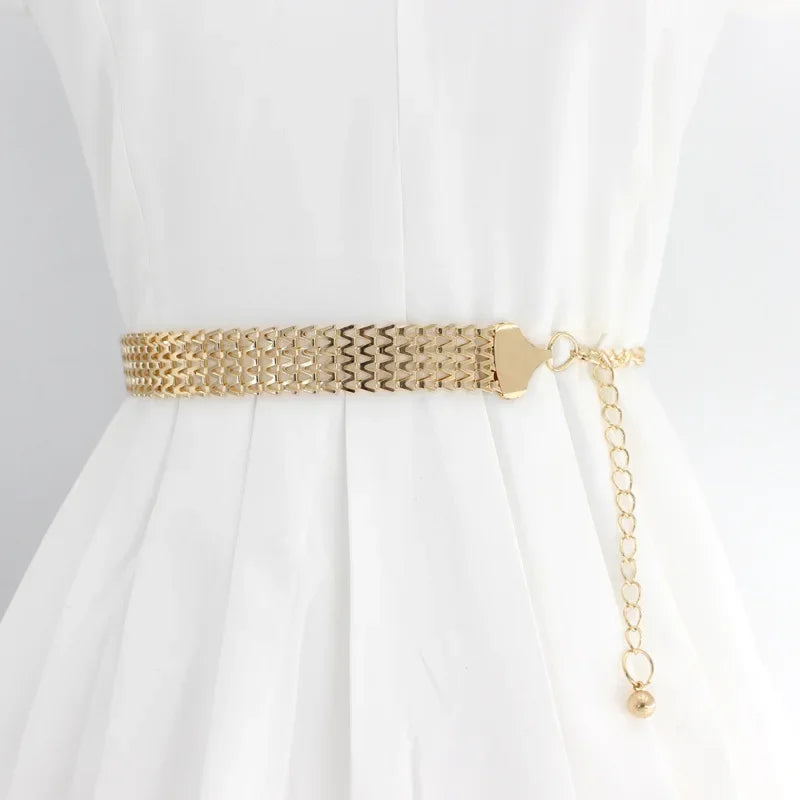 Designer-Style Gold Waist Chain
