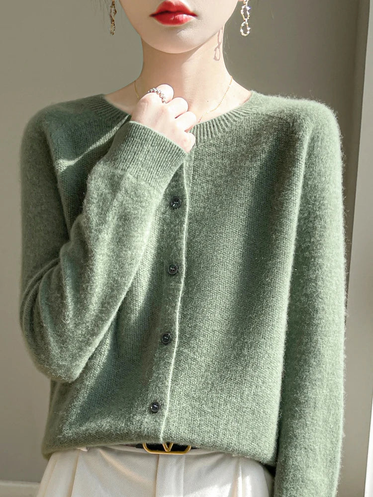 100% Merino Wool Cardigan