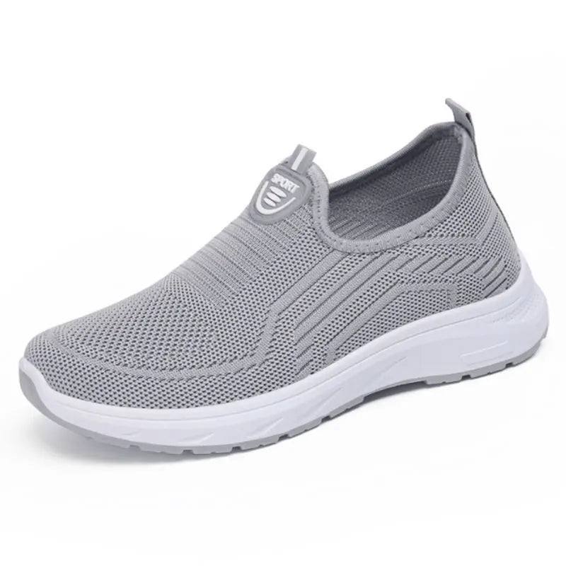 Women’s Slip-On Breathable Sneakers – Casual Loafers & Flats