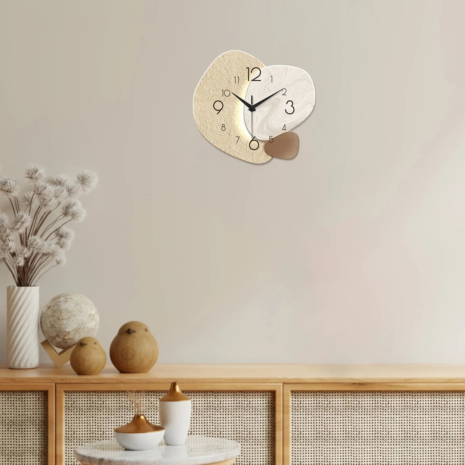 Modern Silent Wall Clock – Minimalist Quartz (Battery Not Included)
