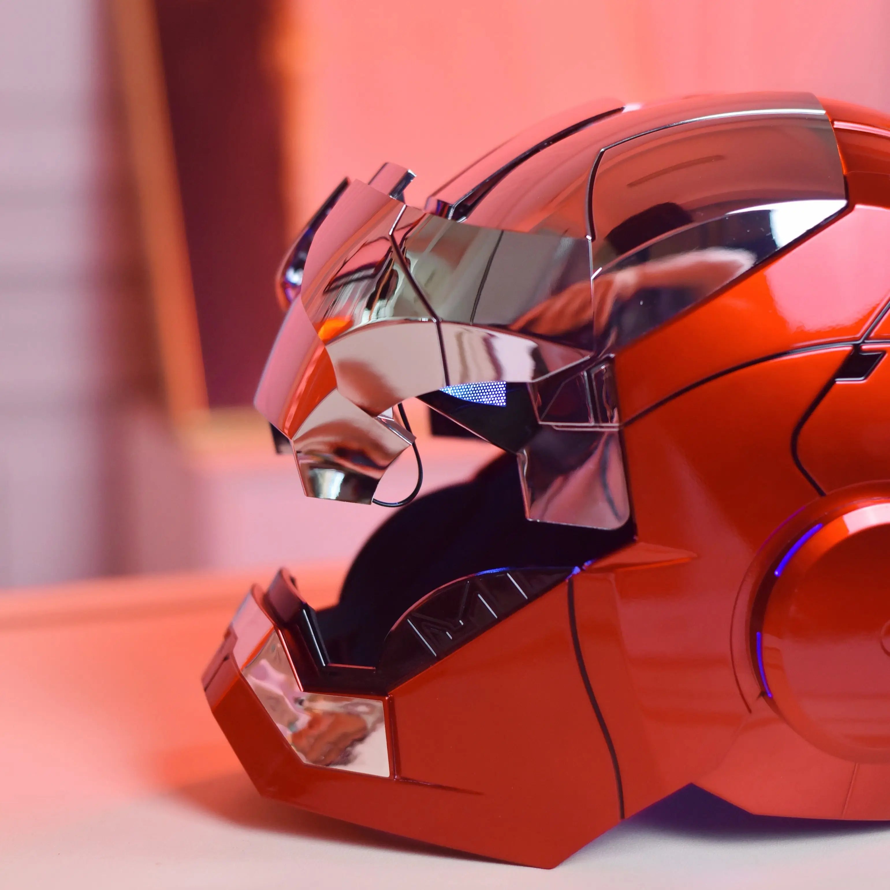 Iron Man MK5 Helmet – 1:1 Wearable Cosplay with Voice Control & LED Eyes