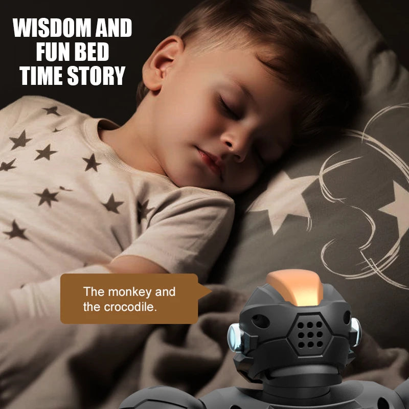 Smart RC Robot Toy – Voice & Gesture Control, Programmable Dancing Robot with LED Lights for Kids