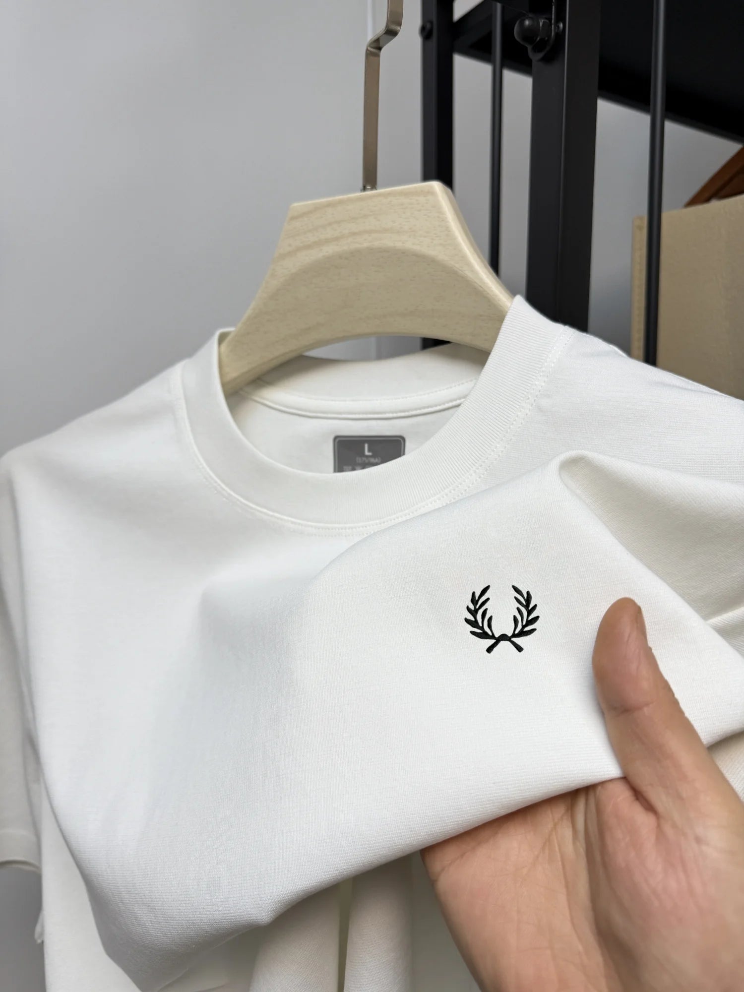 Men's Cotton Seamless T-shirt – Summer Luxury Embroidered Top