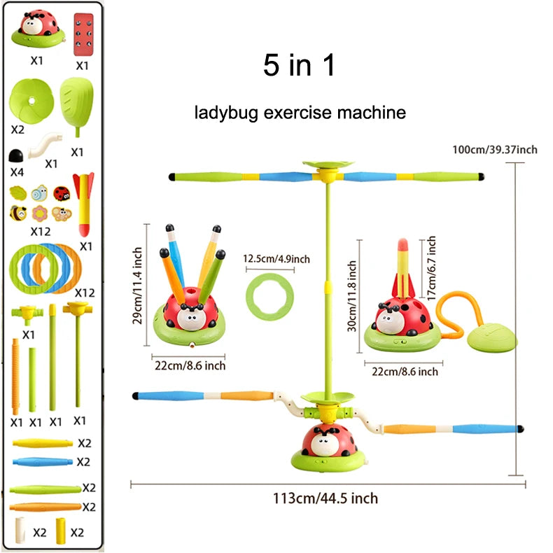 Ladybug Rope Skipping Machine – Multifunction Outdoor Kids Toy