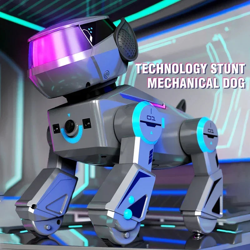 Remote Control Robot Dog – Intelligent Puppy Toy with AI & Lights