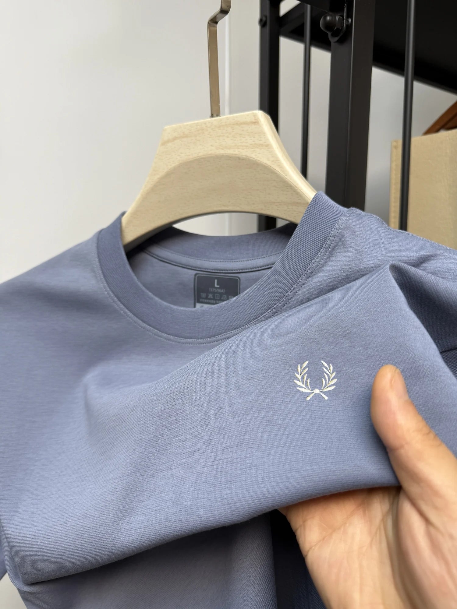 Men's Cotton Seamless T-shirt – Summer Luxury Embroidered Top