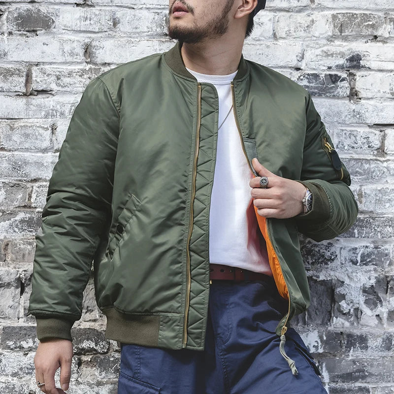 Men’s Vintage MA1 Pilot Jacket – Fall Outwear