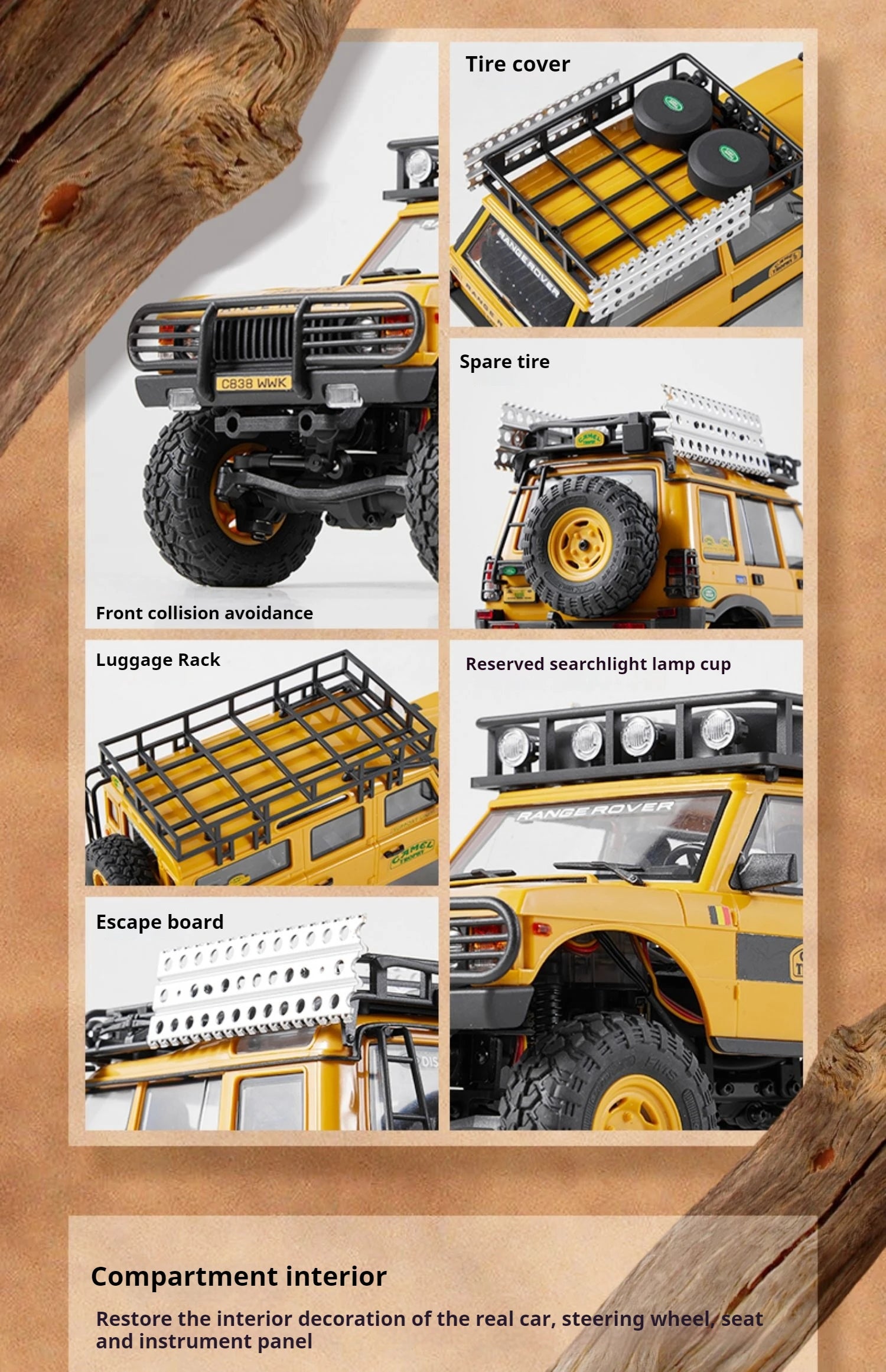 FMS FCX24M 1/24 RC Land Rover – 4WD Off-Road Climbing Car