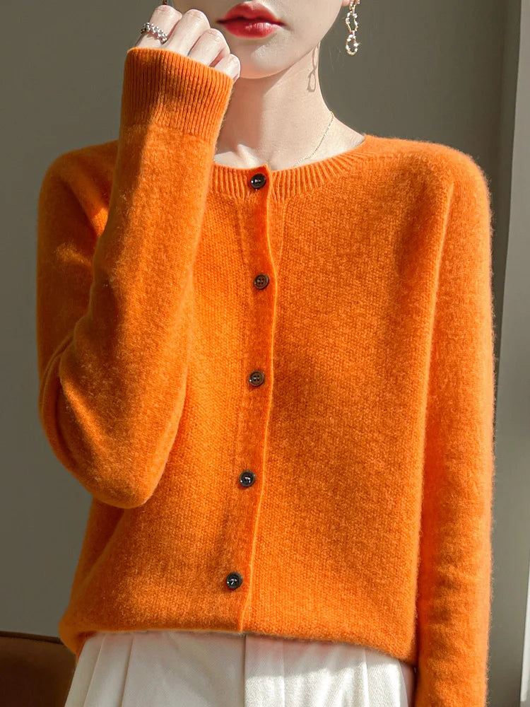 100% Merino Wool Cardigan
