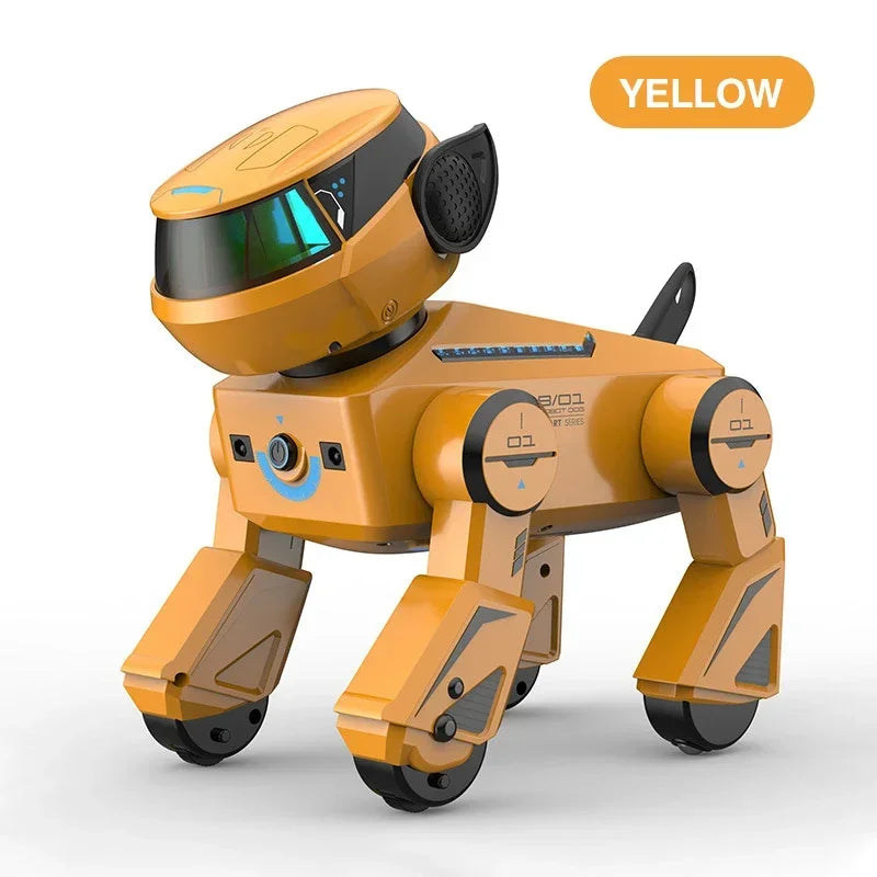 Remote Control Robot Dog – Intelligent Puppy Toy with AI & Lights