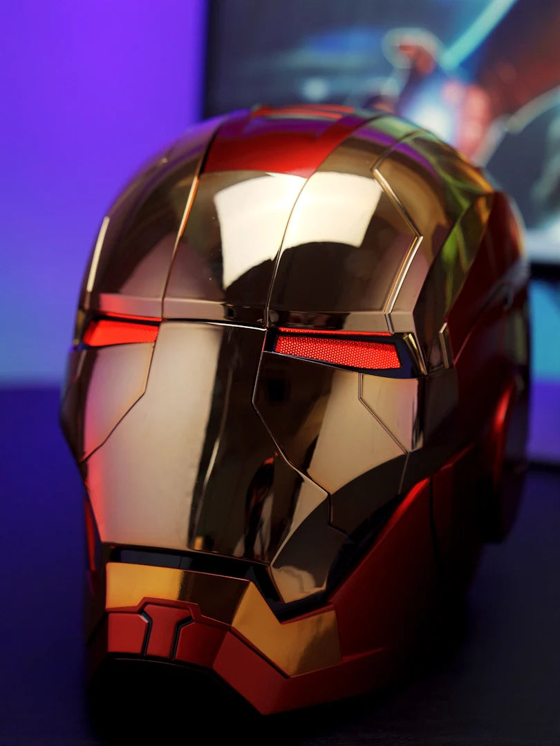 Iron Man MK5 Helmet – 1:1 Wearable Cosplay with Voice Control & LED Eyes