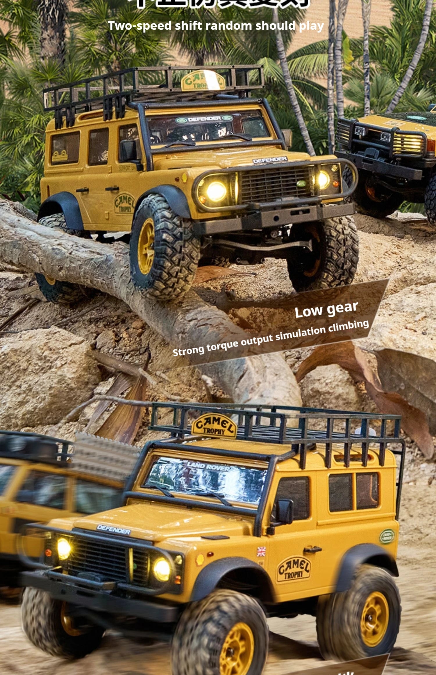 FMS FCX24M 1/24 RC Land Rover – 4WD Off-Road Climbing Car