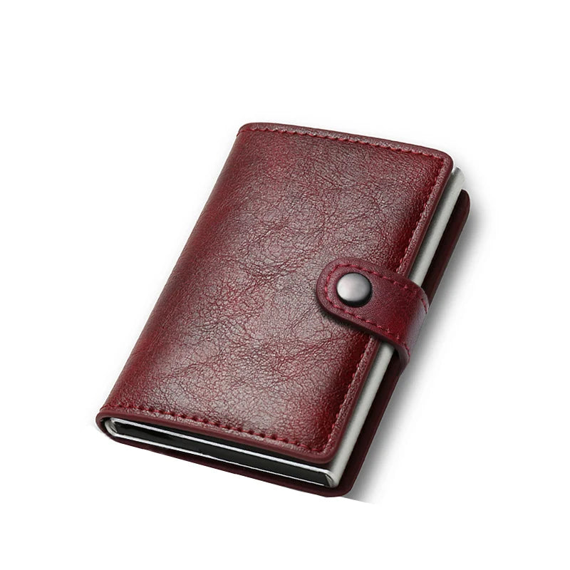 Carbon Fiber RFID Wallet Men Slim Minimalist Card Holder
