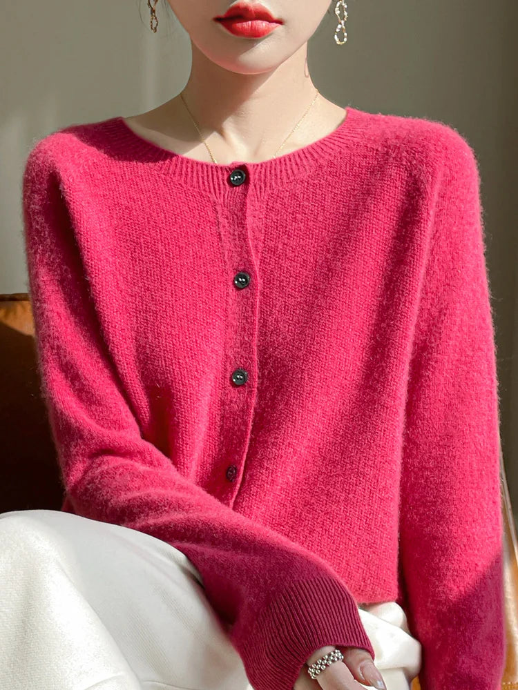 100% Merino Wool Cardigan
