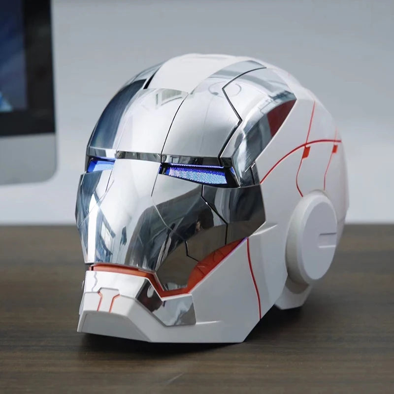 Iron Man MK5 Helmet – 1:1 Wearable Cosplay with Voice Control & LED Eyes