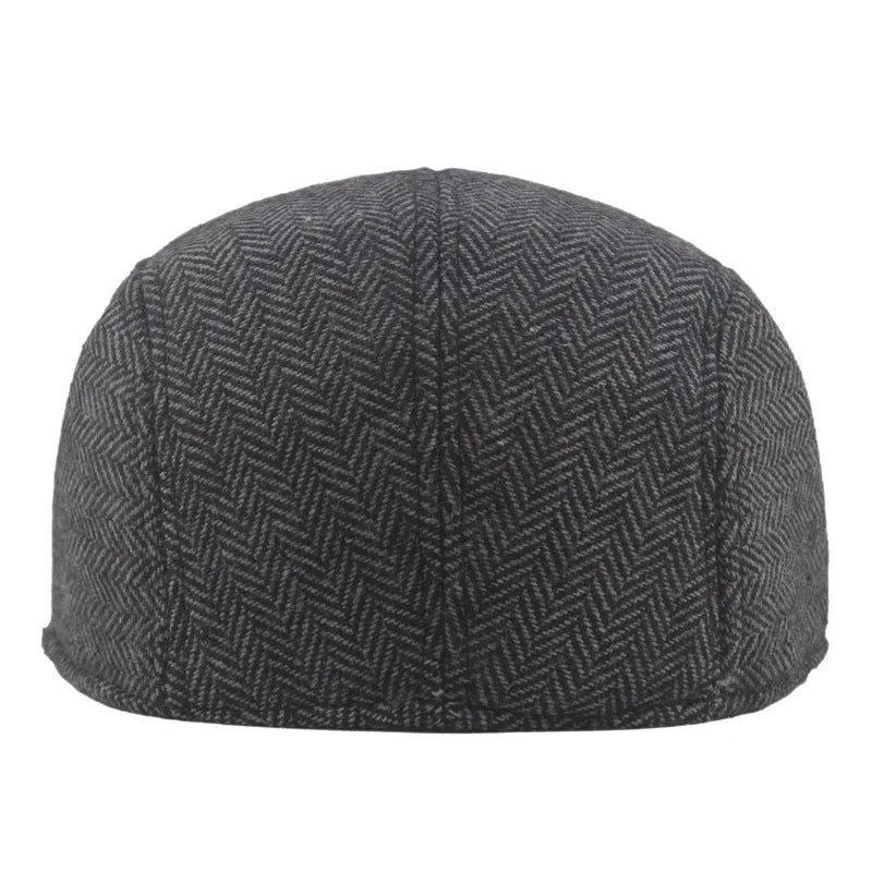 Men’s Wool Beret – Classic Winter Flat Cap