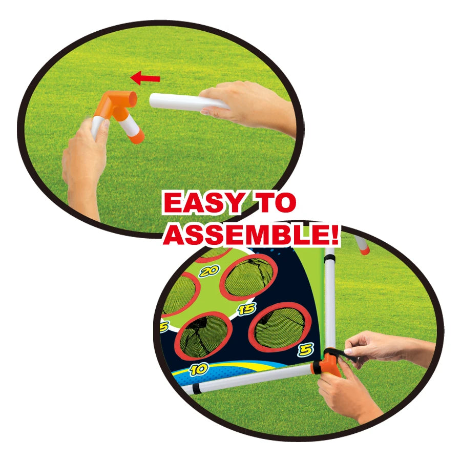 Portable Cornhole Ring Toss Board Set – Outdoor Yard Game for Kids & Adults
