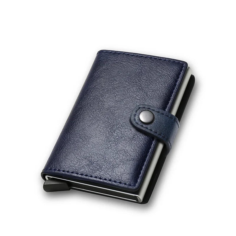 Carbon Fiber RFID Wallet Men Slim Minimalist Card Holder