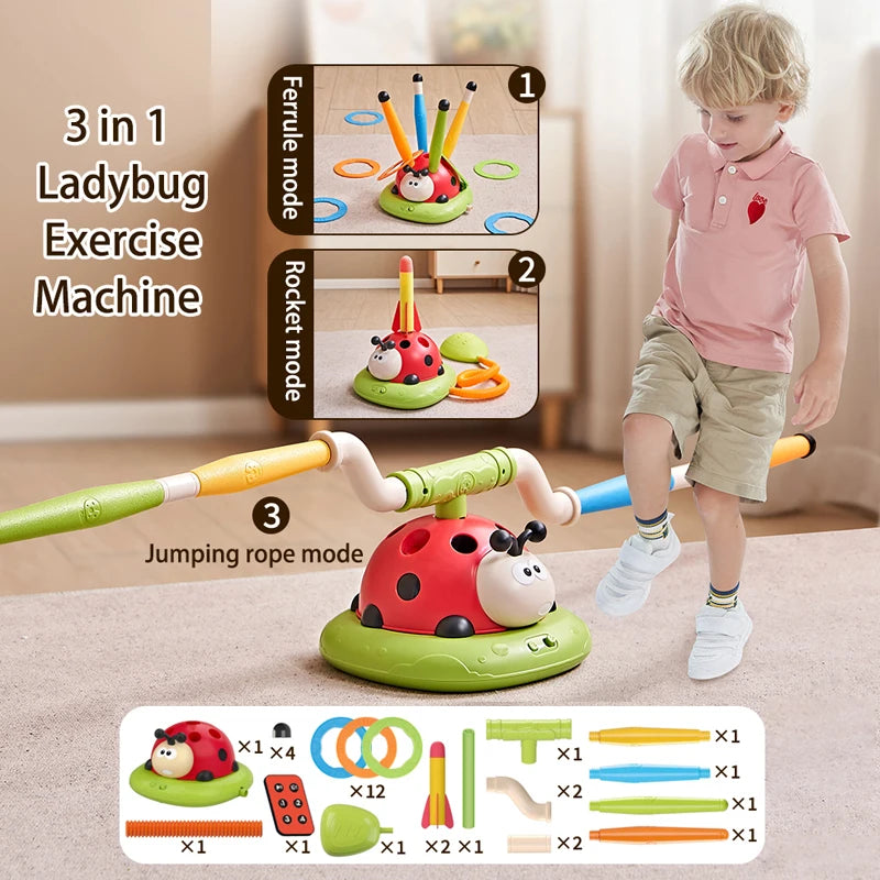 Ladybug Rope Skipping Machine – Multifunction Outdoor Kids Toy