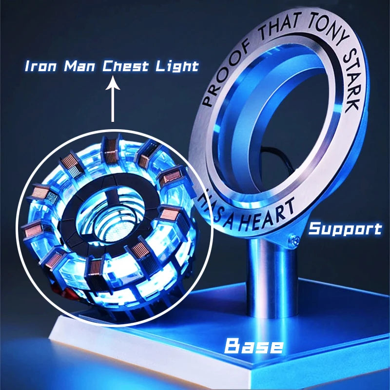 Arc Reactor MK1/MK2 – 1:1 Tony-Style LED Chest Lamp Cosplay Prop