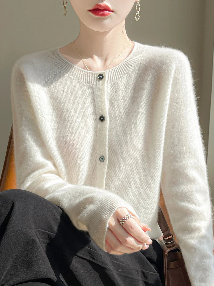 100% Merino Wool Cardigan