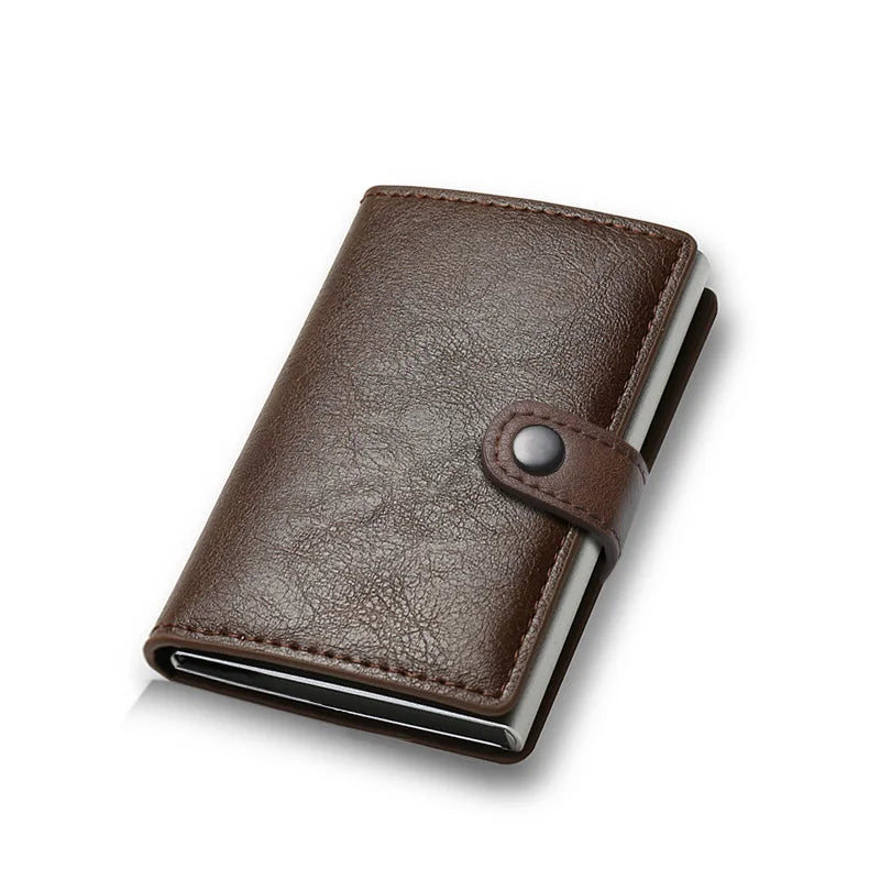 Carbon Fiber RFID Wallet Men Slim Minimalist Card Holder