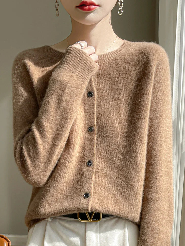 100% Merino Wool Cardigan