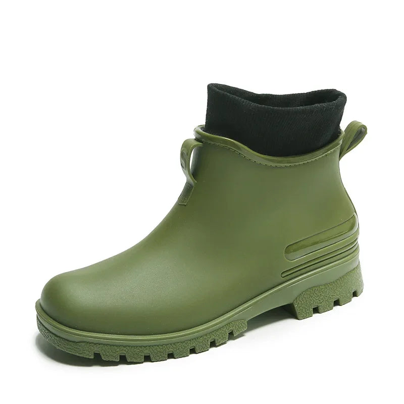 Stylish Thick-Soled Women’s Rain Boots – Non-Slip Design