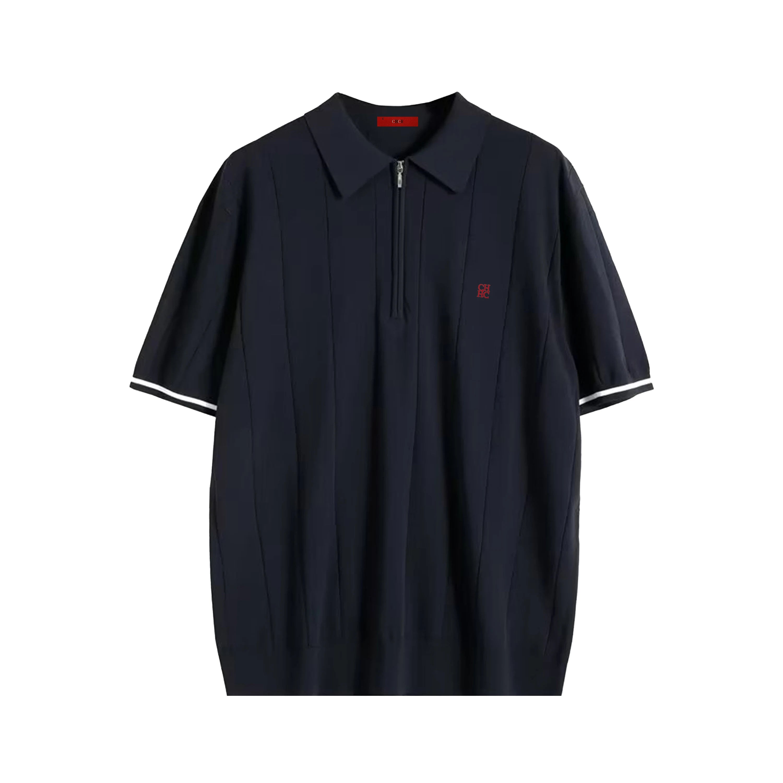 Men’s Ribbed Knit Polo