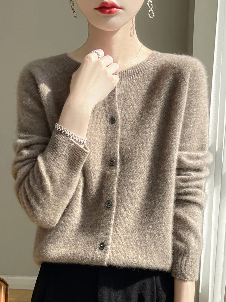 100% Merino Wool Cardigan