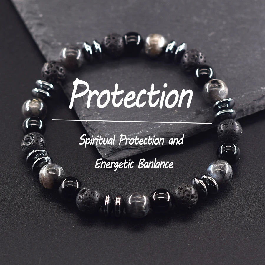 Natural Tiger Eye Bead Bracelet – Wealth & Prosperity Jewelry for Men