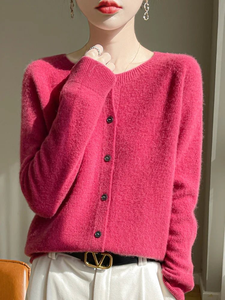 100% Merino Wool Cardigan